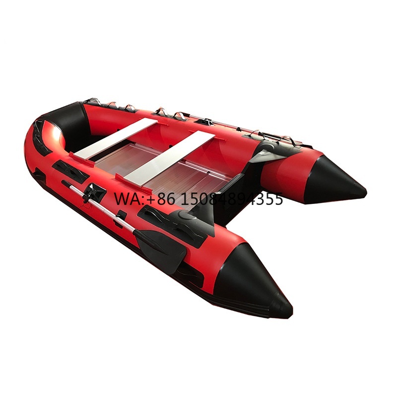 Fishing Boat Inflatable - カスタムロゴ入り2.3m～5m PVCターポリン製スポーツディンギー釣り用ボート、モーター付きインフレータブルボート