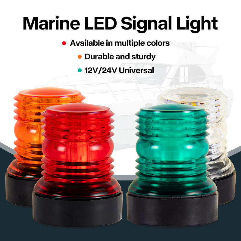 Fishing Boat Navigation Light - 12V マリン LED アンカーライト防水 360 度オールラウンドボートナビゲーション信号ランプヨットセーリングフィッシング用