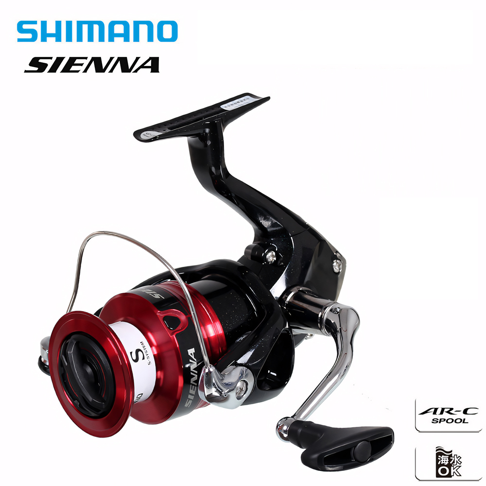 Shimano Reel Sienna - シマノ シエナ スピニングフィッシング 最大ドラグ力 2-8.5KG 3+1BB