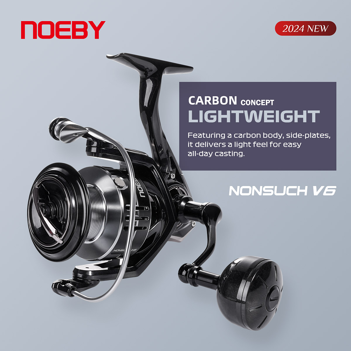 Abu Garcia Reel Max - Noeby カーボンスピニング釣りリール 2500 3000 4000 シリーズ最大ドラッグ