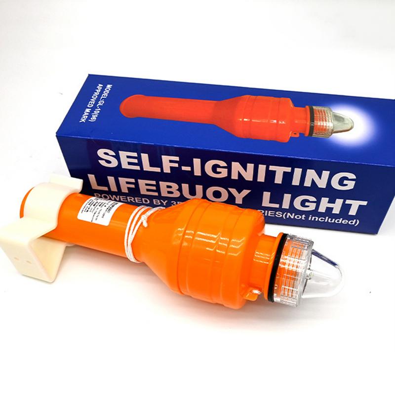Fishing Boat Navigation Light - 救命浮環 LED ライトボートフレア高視認性点滅自己照明警告ランプオフショアポジションライトカヤック釣り用
