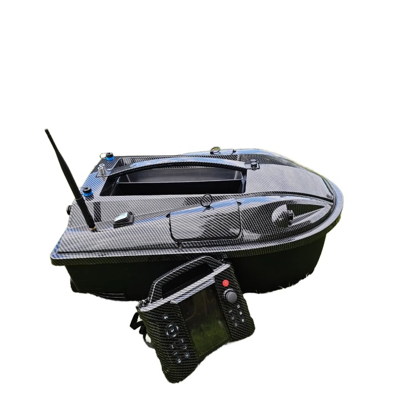 Fishing Boat Gps - 新型アップグレードベイトボート 116ポイントGPSソナー 500M遠隔操作ベイトフィッシングボート 淡水・海水対応 鯉釣りボート