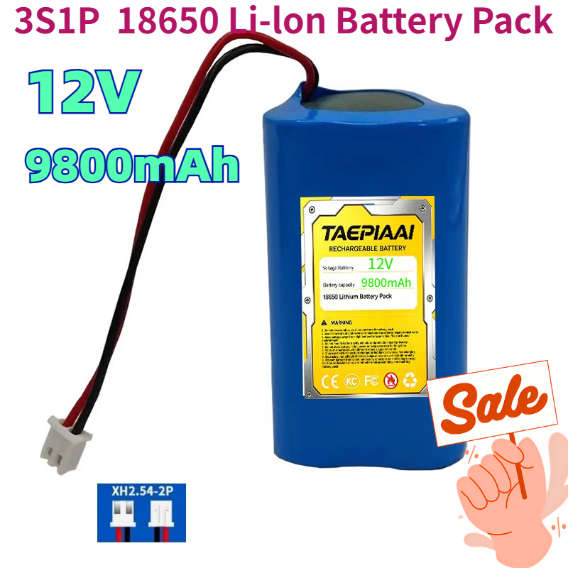 Fishing Boat Navigation Light - 12V 9800mAh 3S1P 18650 リチウムイオンバッテリーパック 12.6V