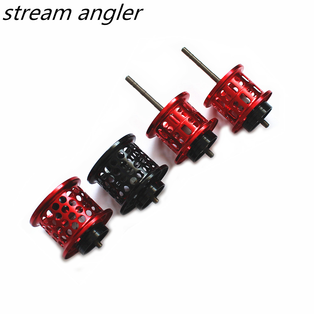 Abu Garcia Reel Max - 浅いスプールレトロフィット部品アルミ合金 2021 スティーズジリオンマガバス TATULA70 80 MORETHAN