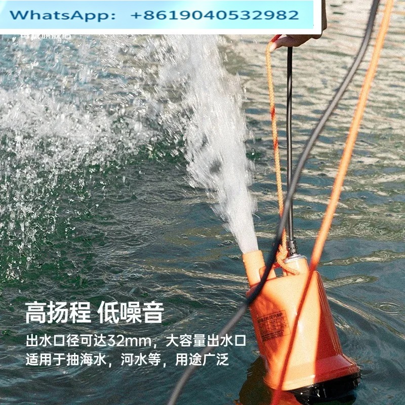 Fishing Boat Bilge Pump - マリンビルジポンプ 12V24V DC 水中ポンプ/漁船排水/大流量海水ポンプ