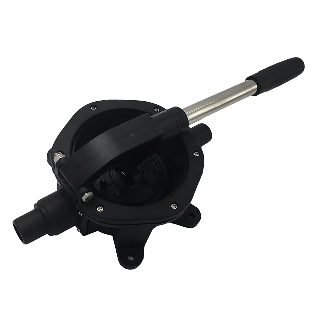 Fishing Boat Bilge Pump - 無駄な水転写用手動ポンプ、黒、自吸式、手動、rv、釣り、ボートアクセサリー、15 gpm