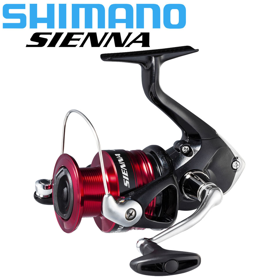 Shimano Reel Sienna - シマノシエナオリジナルスピニング釣りリール海水淡水 500-4000 Ar-C スプール 3D ギア釣具魚リールペスカ