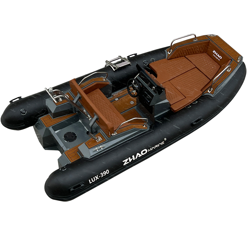 13フィートLUXリブBoat390高速アルミ船体インフレー - Fishing Boat Aluminum のレビューと価格