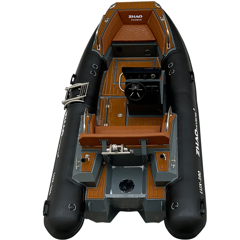13フィートLUXリブBoat390高速アルミ船体インフレー - Fishing Boat Aluminum のレビューと価格