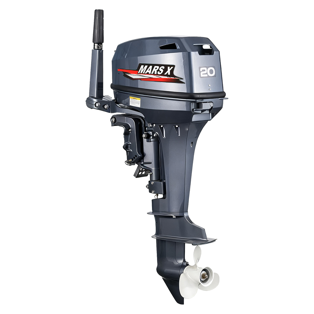 マーズXブランド船外機20馬力2ストローク釣り船用ガソリン船 - Fishing Boat Outboard Motor のレビューと価格