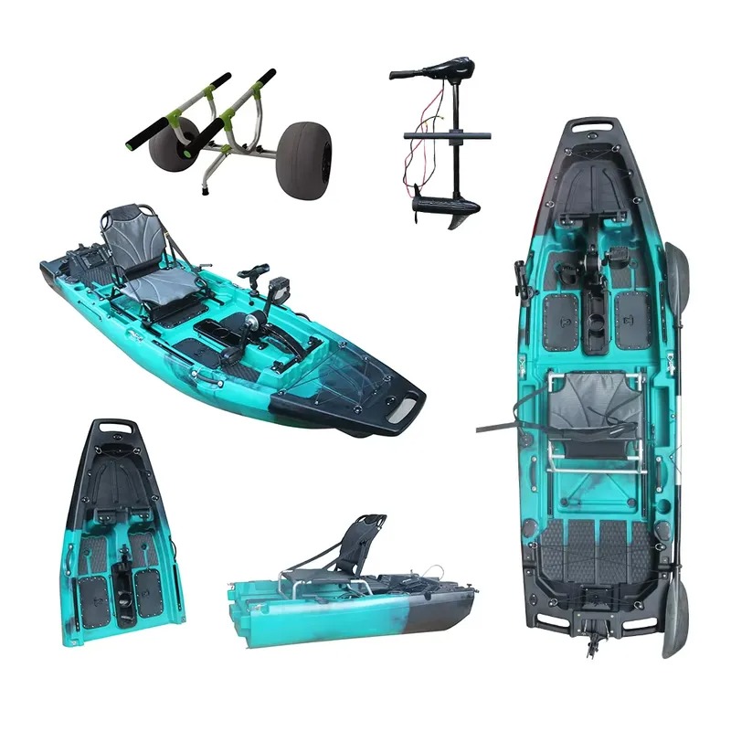 人気の1人乗りHDPE/PEシットオントップ電動シーカヌーフ - Fishing Boat Paddle のレビューと価格