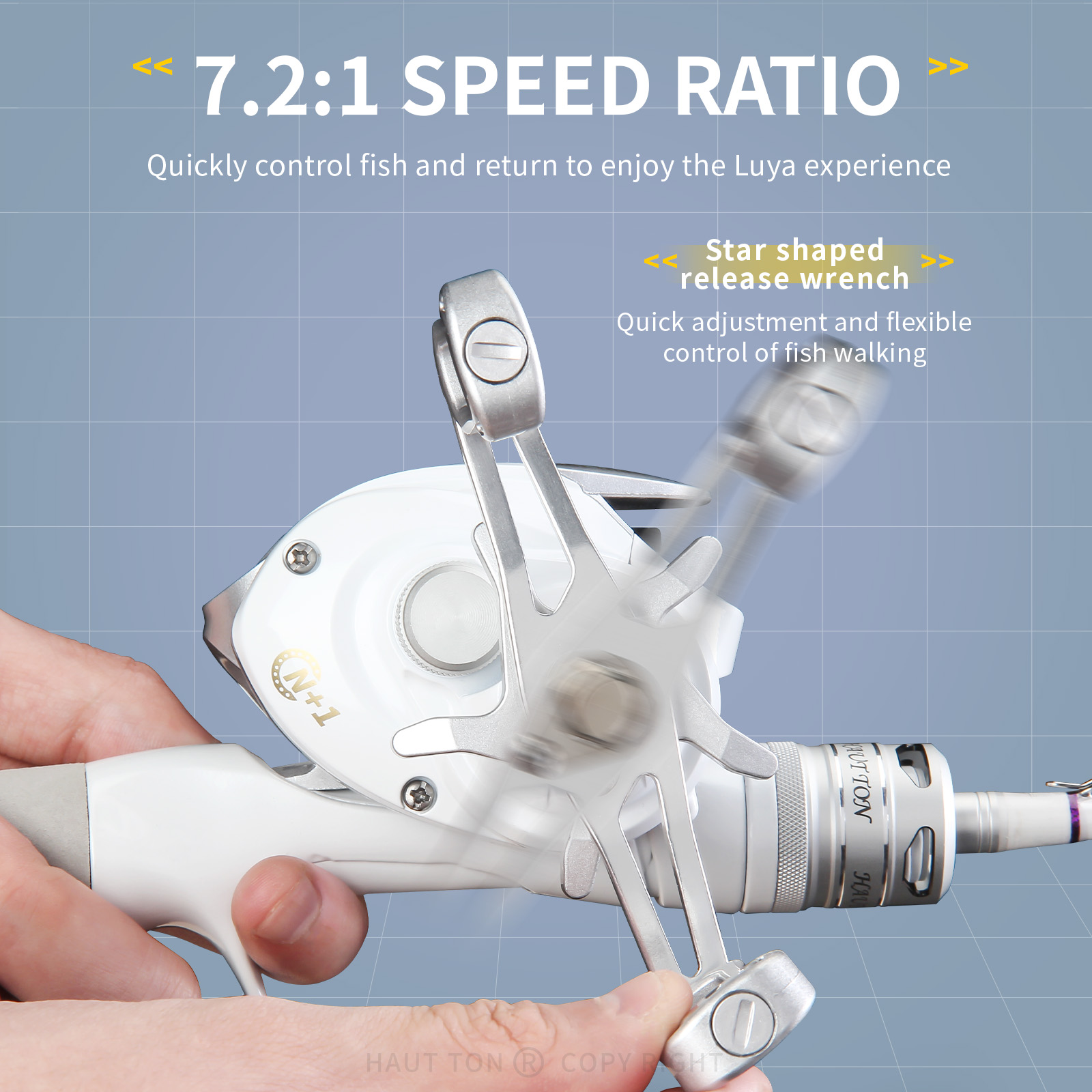 HAUT TON ET ベイトキャスターリール 4+1BB  - Kastking Reel Zephyr のレビューと価格