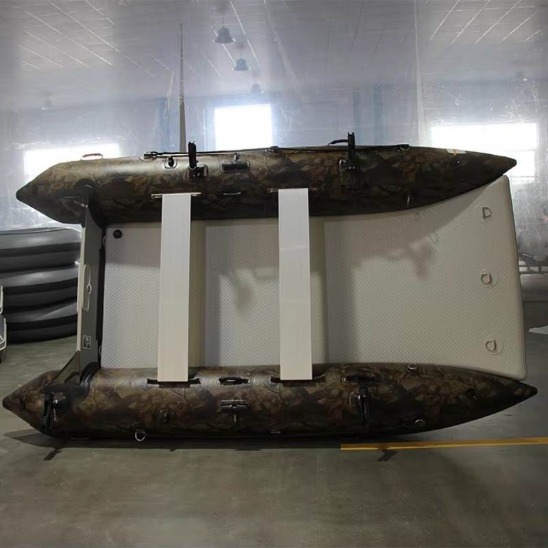 高速カタマランインフレータブルボートPVCゴム製アサルトフィ - Fishing Boat Inflatable のレビューと価格