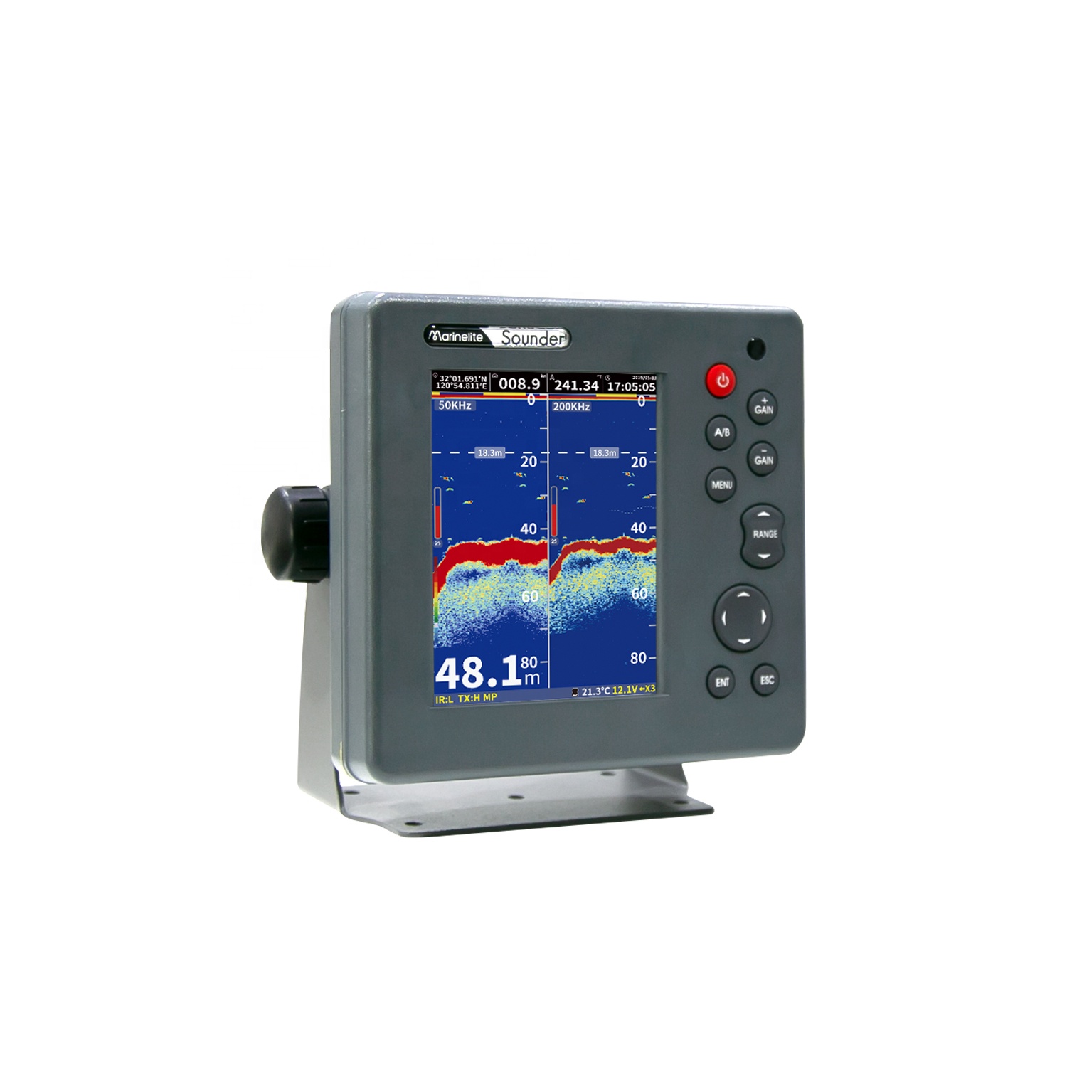マリネライトボートアクセサリー マリン魚群探知機と深度計 釣 - Fishing Boat Depth Finder のレビューと価格