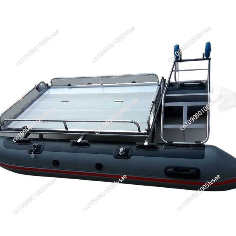 アルミデッキPVCポンツーン1/2/4インフレータブルボート - Fishing Boat Aluminum のレビューと価格