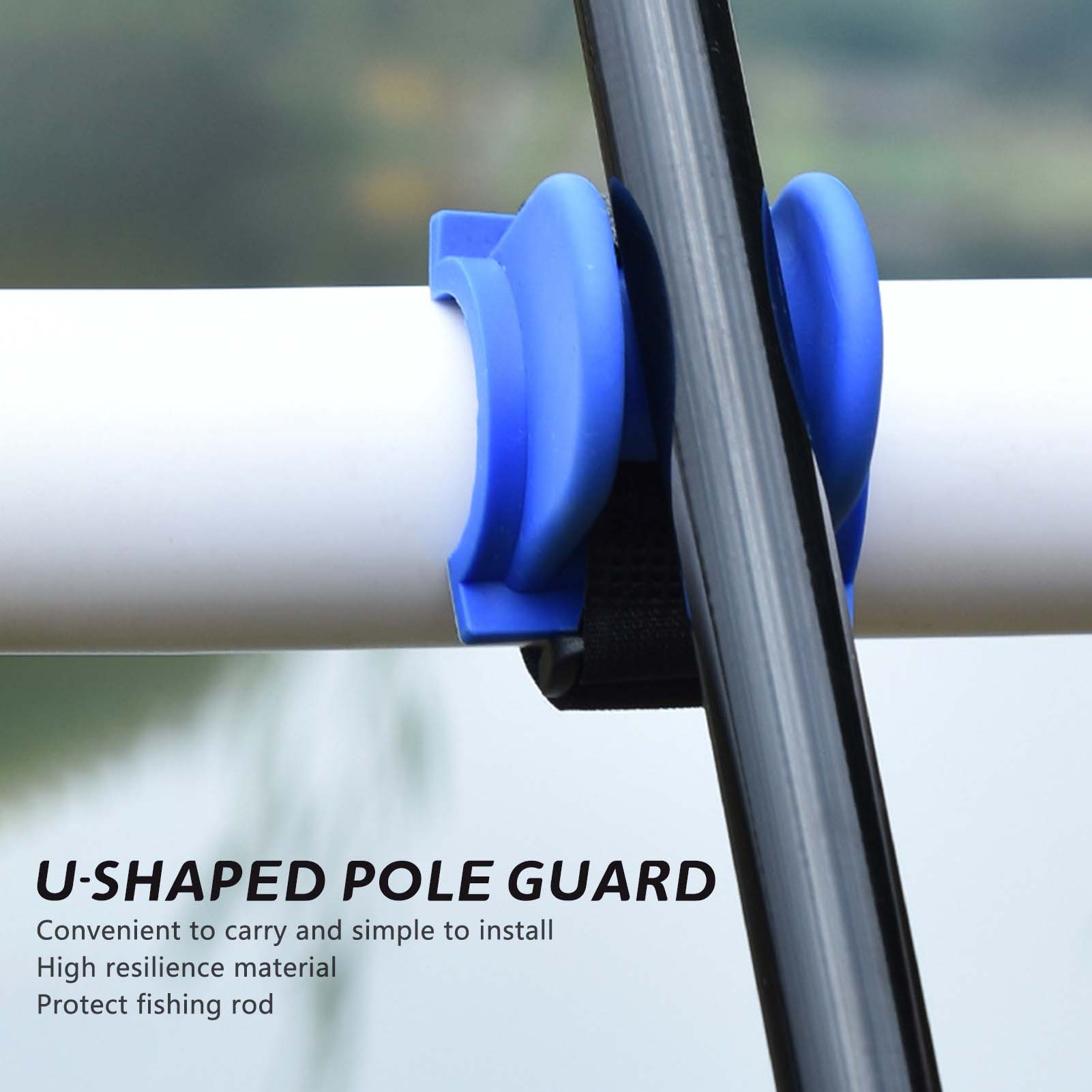 U字型ボート釣り竿ホルダー、頑丈な構造、TPE釣り餌キーパー - Fishing Boat Trailer のレビューと価格