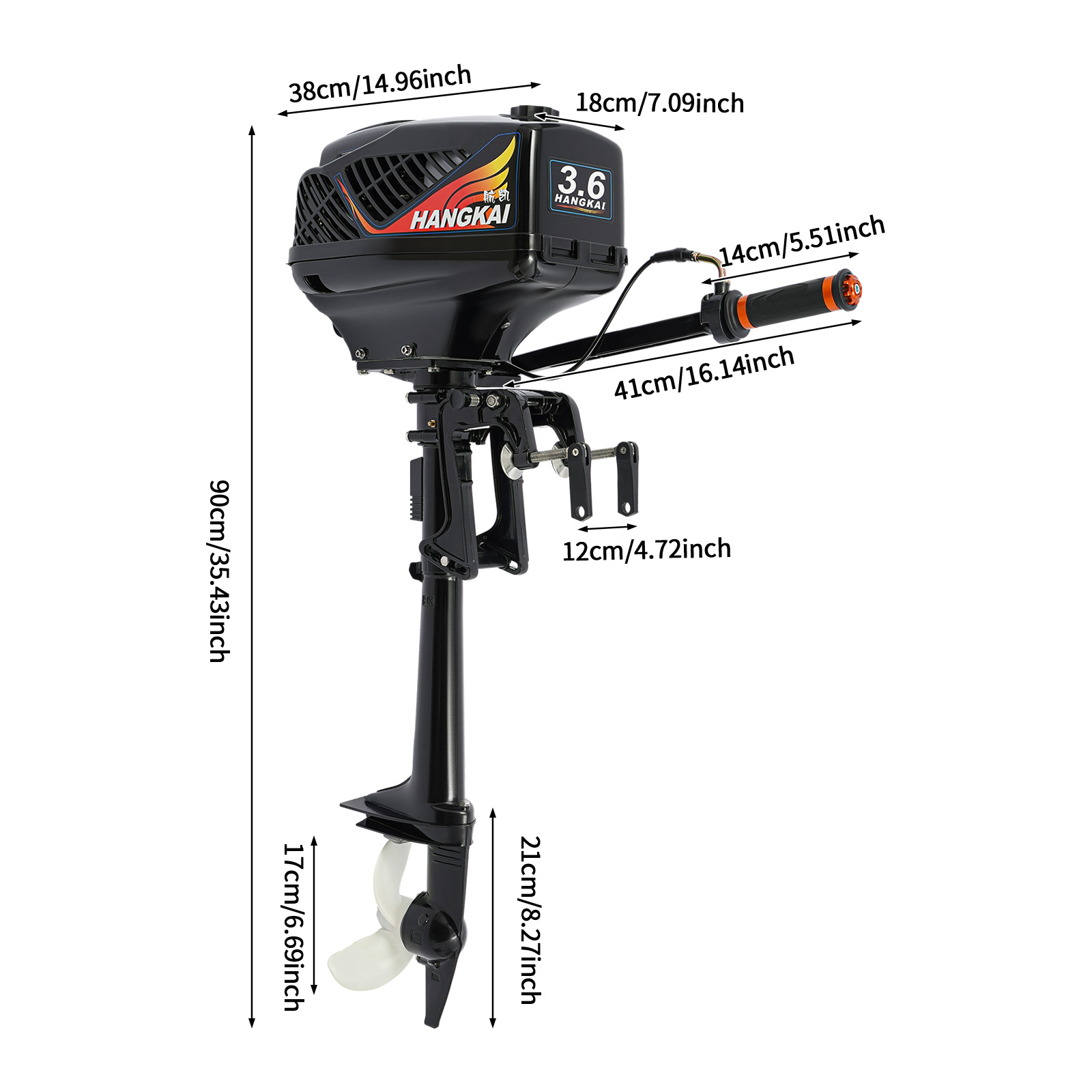 船外機、ガソリン船外機、2ストローク船外エンジン、3.6馬力 - Fishing Boat Outboard Motor のレビューと価格