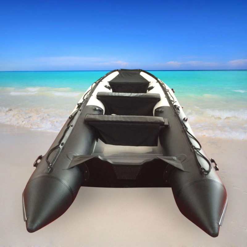 厚みのあるPVC素材の4.7m 9人乗りレスキューカヌー、ア - Fishing Boat Inflatable のレビューと価格