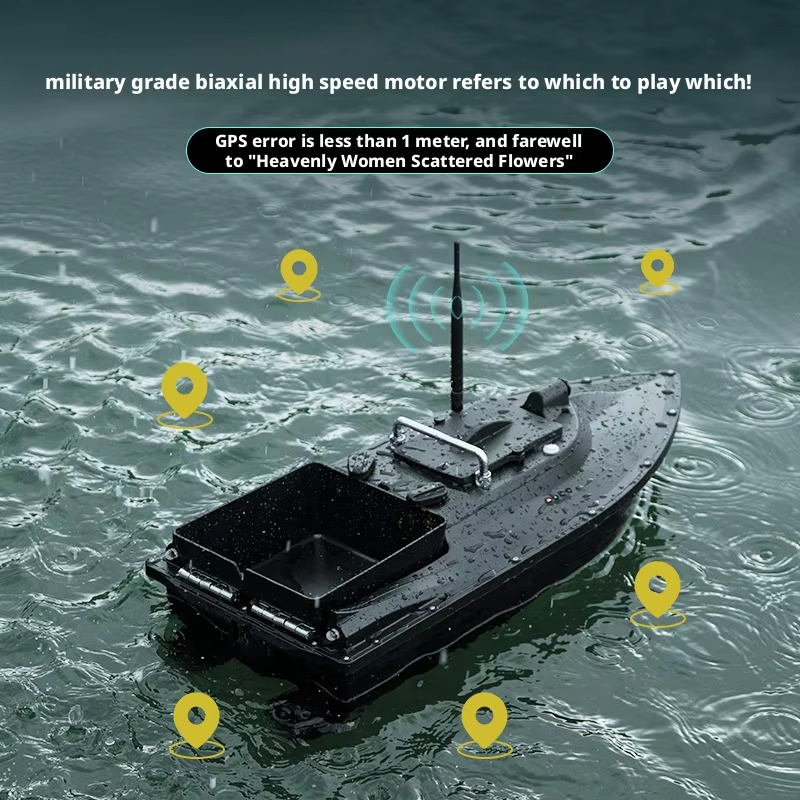 GPS搭載12Vハイパワー釣り餌ボート、鯉釣り用プラスチック - Fishing Boat Gps のレビューと価格