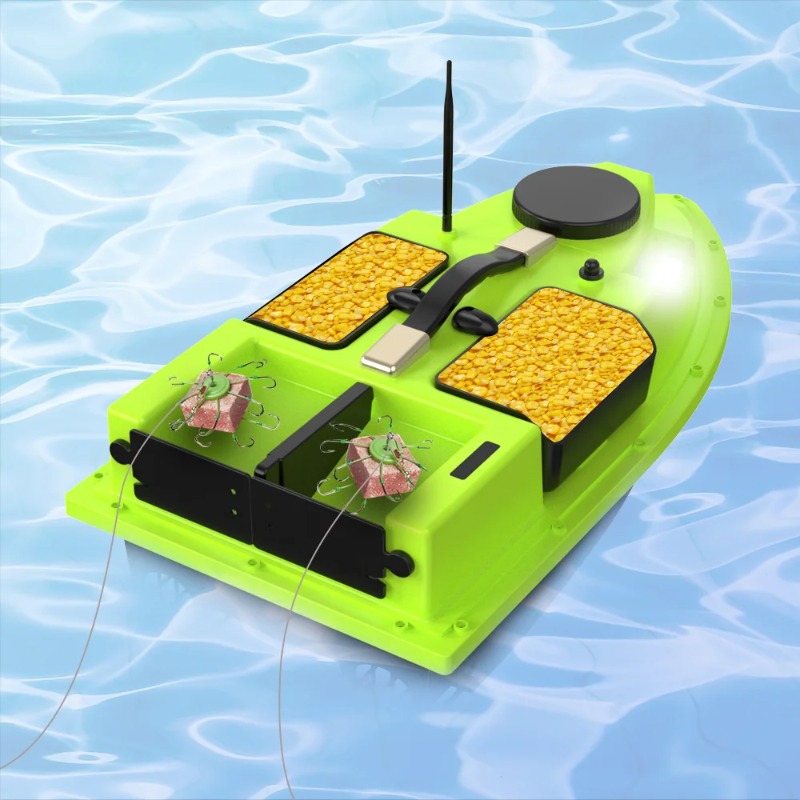 D19 GPS RCベイトボート 600M 4つのホッパー  - Fishing Boat Gps のレビューと価格