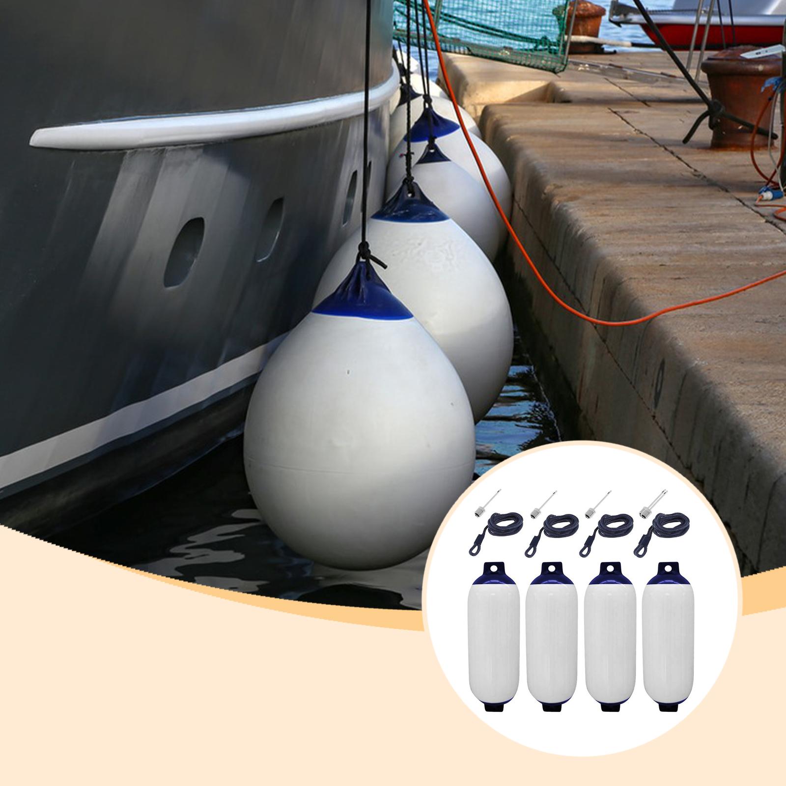 4個のボートフェンダー、ボートアクセサリー、マリンドックバン - Fishing Boat Trailer のレビューと価格